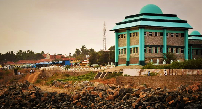 Kamarajar Mandapam memorial hall in Kanyakumari Tamil Nadu